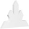 Ekena Millwork Richland Architectural Grade PVC Gable Bracket, 36"W x 24"H x 2"D x 6"F, 16/12 Pitch GBP036X24X0206RIC00 - alternate 1